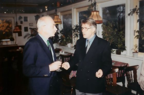 Hanspeter Rakow (li.) im Gespräch mit Ingo Herwig