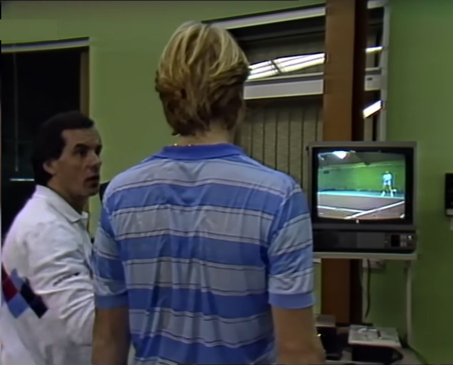 Boris mit Boris beim Video-Training